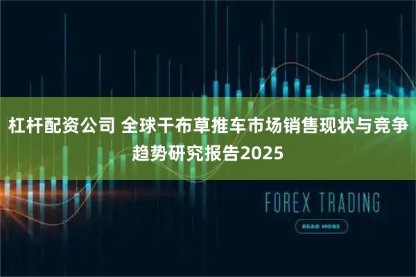 杠杆配资公司 全球干布草推车市场销售现状与竞争趋势研究报告2025